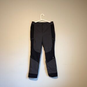 Eddie Bauer Women's Gray and Black Straight Leg Pants